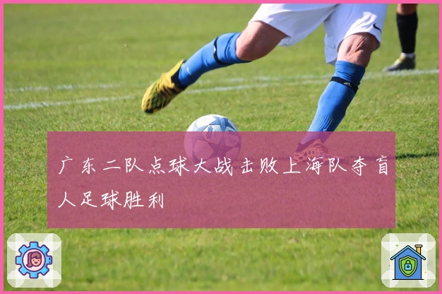 广东二队点球大战击败上海队夺盲人足球胜利